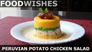 Peruvian Potato & Chicken Salad (Causa) - Food Wishes screenshot 3