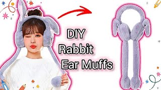 Diy Viral Rabbit Ear Muffs At Home Step By Step Easy Tutorial