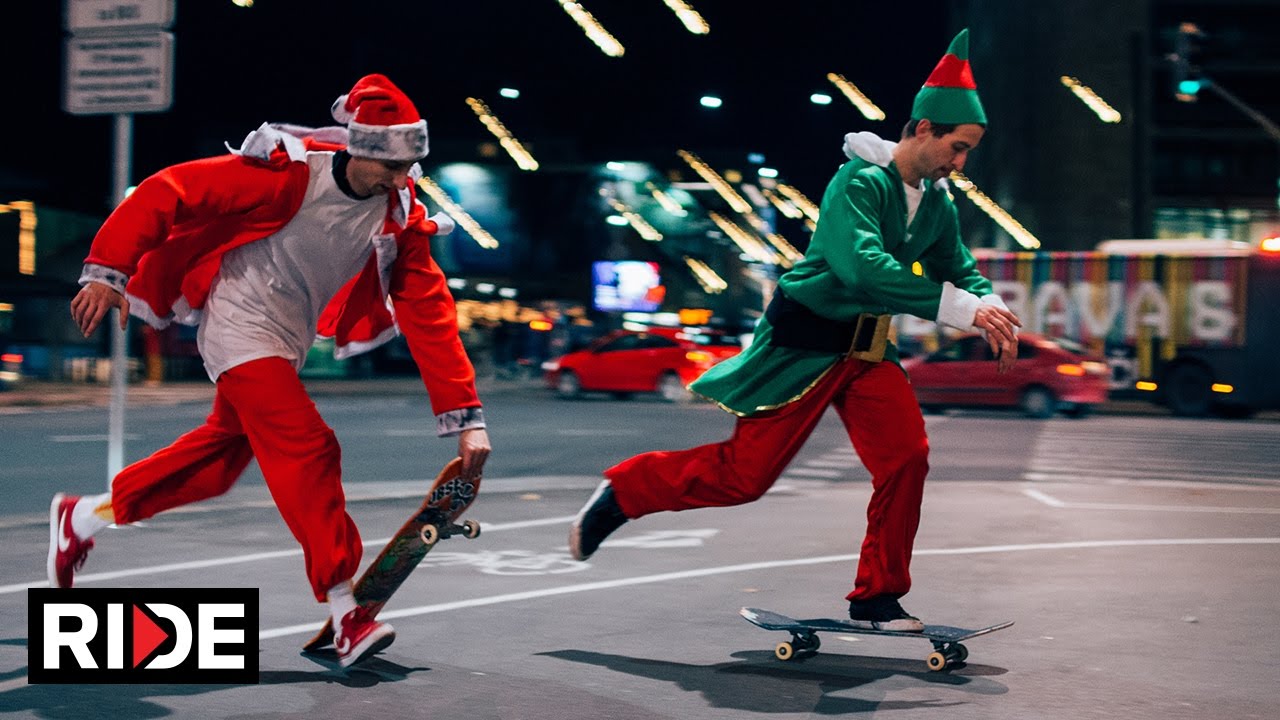 Christmas Skateboarding Edit on RIDE