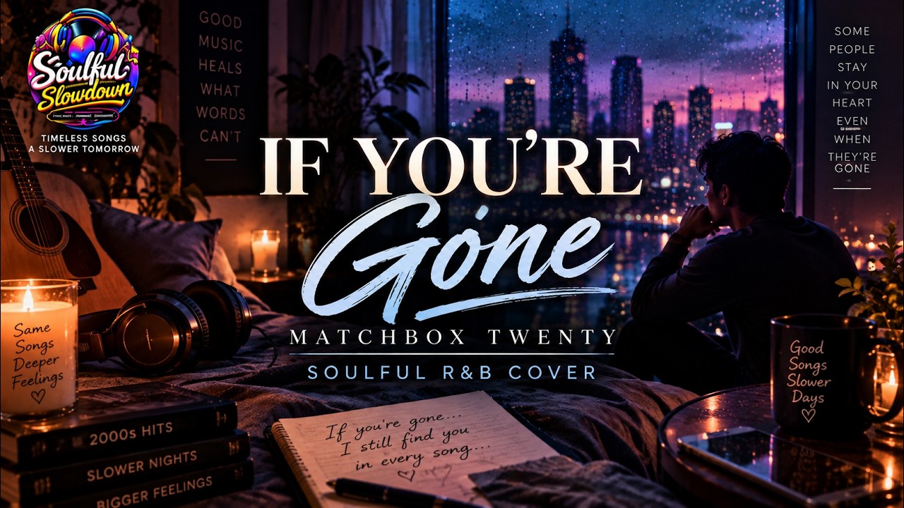 If You're Gone — Matchbox Twenty (Soulful R\u0026B Cover) | SOULFUL SLOWDOWN