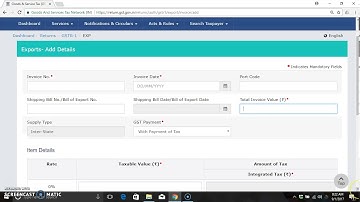 GSTR 1 how to do live filing exports in tamil by CA.Bhavishyasri