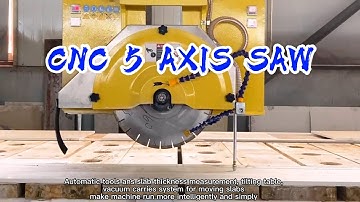 CNC stone saw 5 axis granite marble quartz bridge saw cutting milling machine(High Praise)