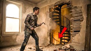 He Inherited an Abandoned Mansion — Until He Found a Staircase Hidden Behind the Wall