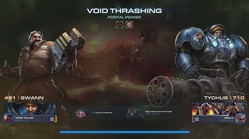 SWANN (RANDOM) & TYCHUS | StarCraft II: Void Thrashing PORTAL POWER #72