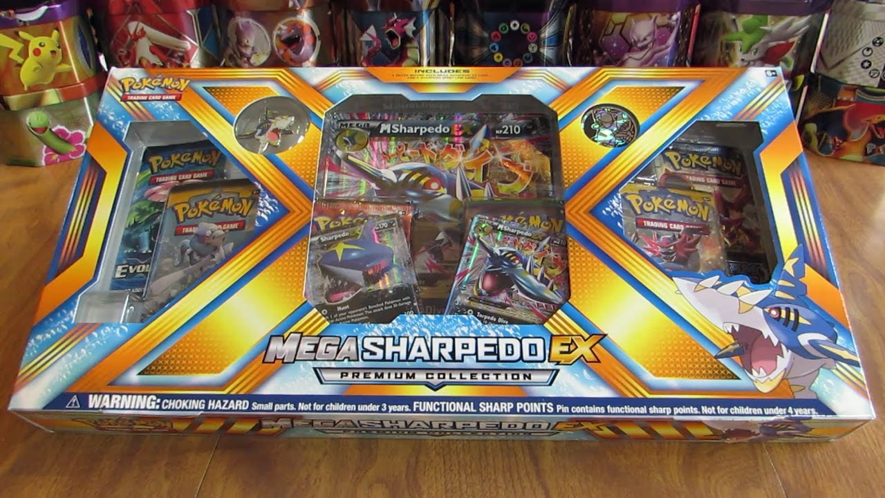 Jogo Deluxe - Box Pokémon - Mega Sharpedo-Ex - Copag - Ri Happy