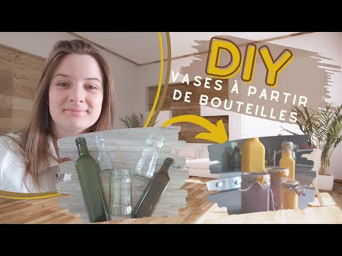 DIY - Peindre des bouteilles en verre - 4 jours de galère... Idées de décoration avec des bouteilles dorées faciles et élégantes hqdefault