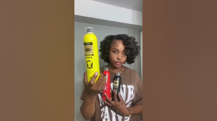 We have a variety of sprays, have you tried our Ponytail Freeze Spray? @MsBlack shows us her style!