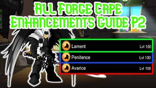How to Get Forge Cape Lament, Penitence, and Avarice Enhancements! - AQW 2026