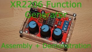 XR2206 Function Generator Assembly + Demo
