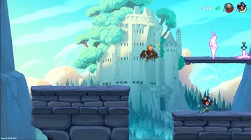 Brawlhalla 1v1 Strikeout: Robbo (Wu Shang) vs jackxaxx (Diana) FT2 set pt1