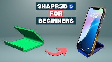 Shapr3D for Absolute Beginners: Design & 3D Print Your First Project!