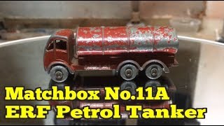 Matchbox No.11B E.R.F. Petrol Tanker - Custom Restoration