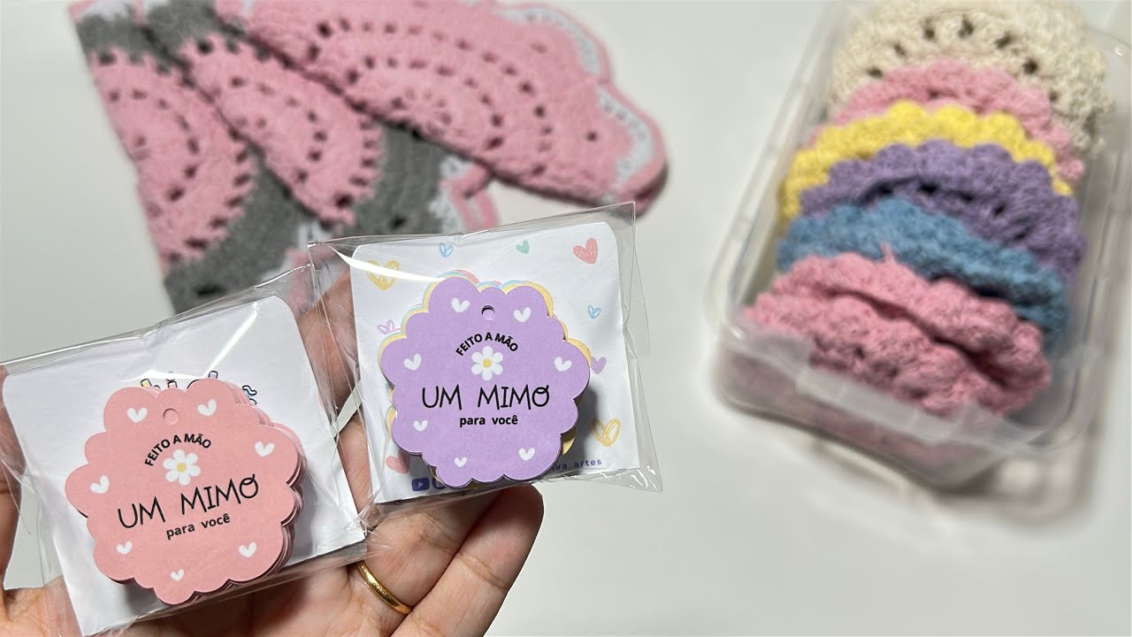 Rotina de produção dia 3 / Sousplat para café  e mini tag MIMO 