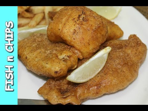 FISH N CHIPS with Tartar Sauce || Battered Fried Fish with French Fries