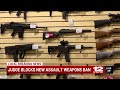 Judge blocks new assault weapons ban
