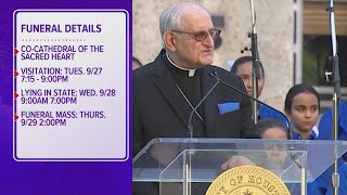 Retired Archbishop Joseph Fiorenza's funeral will be next week