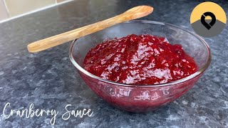 Cranberry Sauce Recipe | Made with Fresh Cranberries