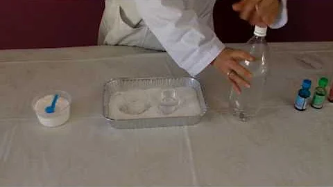 Create Instant Snow Experiment