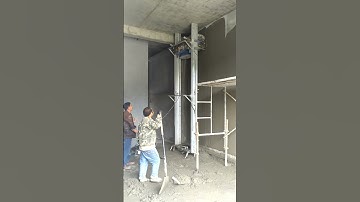 #plastering #rendering #machine #plasteringwork #automatic #wall