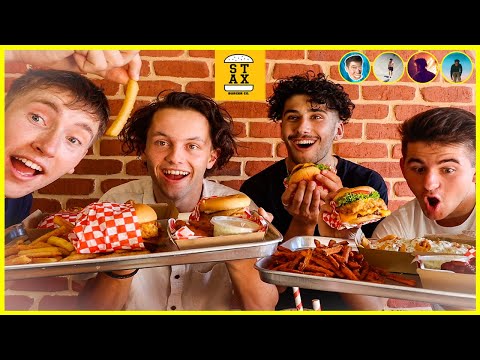 Popular Aussie TikTokers Eat Adelaide's BEST Burgers | Mukbang!