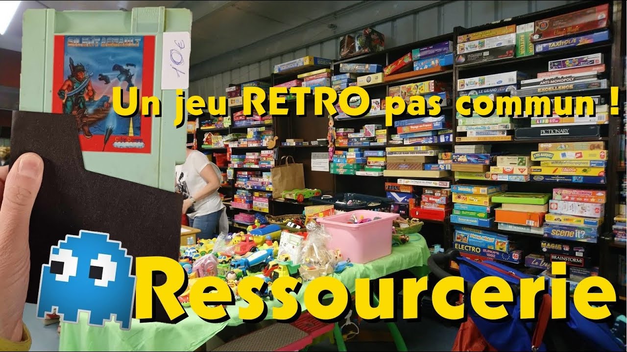 De belles trouvailles en ressourcerie avec du RETROGAMING ! 🤖🎮 #emmaus #haul #game #toys #retro