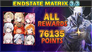 Endstate Matrix 3.3 - 76K Points, Full Rewards, 9 Teams | Wuthering Waves