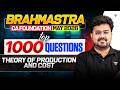 Top 1000 Questions Theory of Production and Cost | CA Foundation May'26 | Part 2 l CA Aditya Sharma