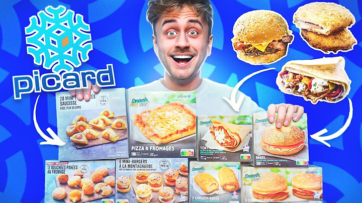 I'm trying PICARD's FAST FOOD 😳 (Burger, Pizza, Cordon bleu, etc.)