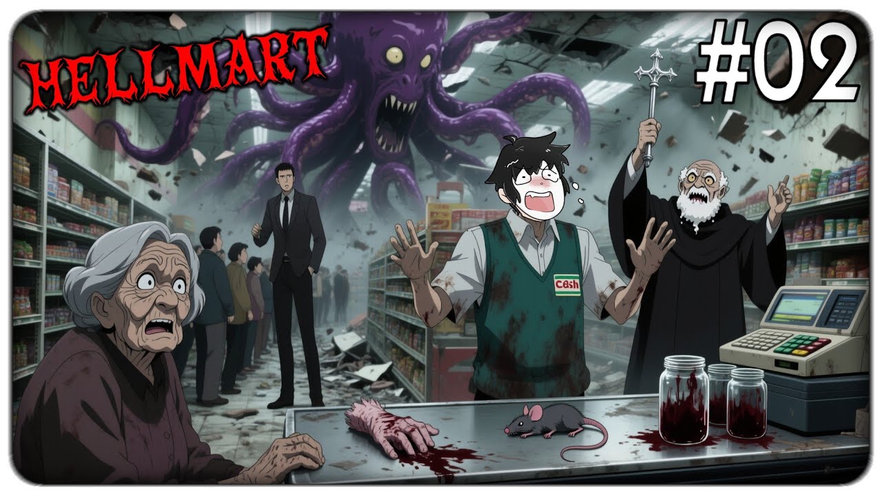 I CLIENTI SONO FUORI DI TESTA E MOSTRI TENTACOLOSI MI PALPEGGIANO LE PORTE | Hellmart - ep.02