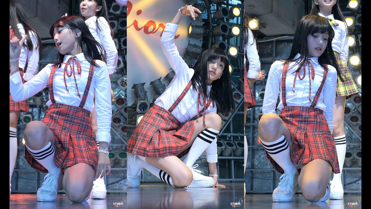 170827 '키즈 걸그룹' 프리티(Pritti) 변윤지 동대문밀리오레 신발콘서트 chulwoo 직캠(Fancam) 귀를 기울이면