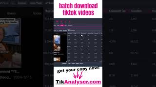 🔥How To Batch Download VIRAL Tiktok Videos | TikAnalyser.com #tiktokviral #tikanalyzer