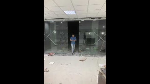 Cửa kính tự động văn phòng công ty CJSC Site Office, Hải Dương