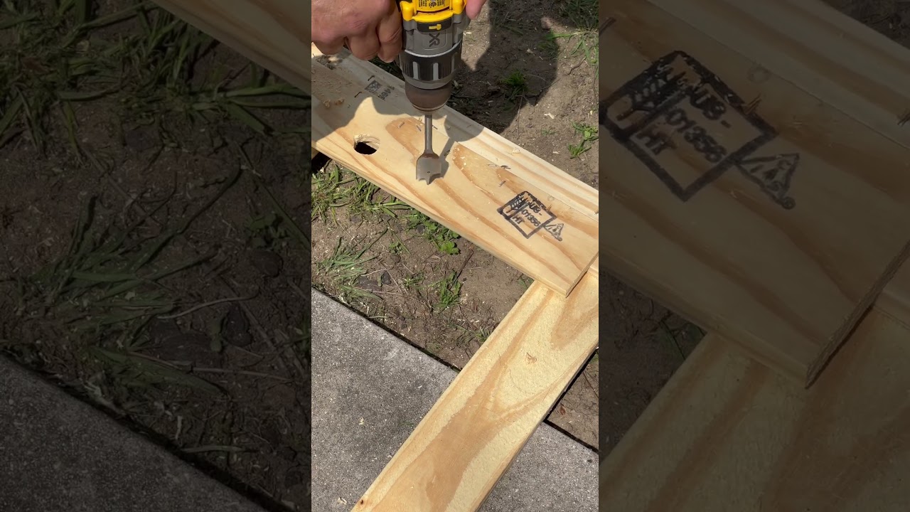 Which is better? Dewalt drill for drilling holes? Paddle bit.
