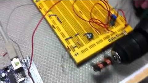 Improvisando una bobinadora con arduino
