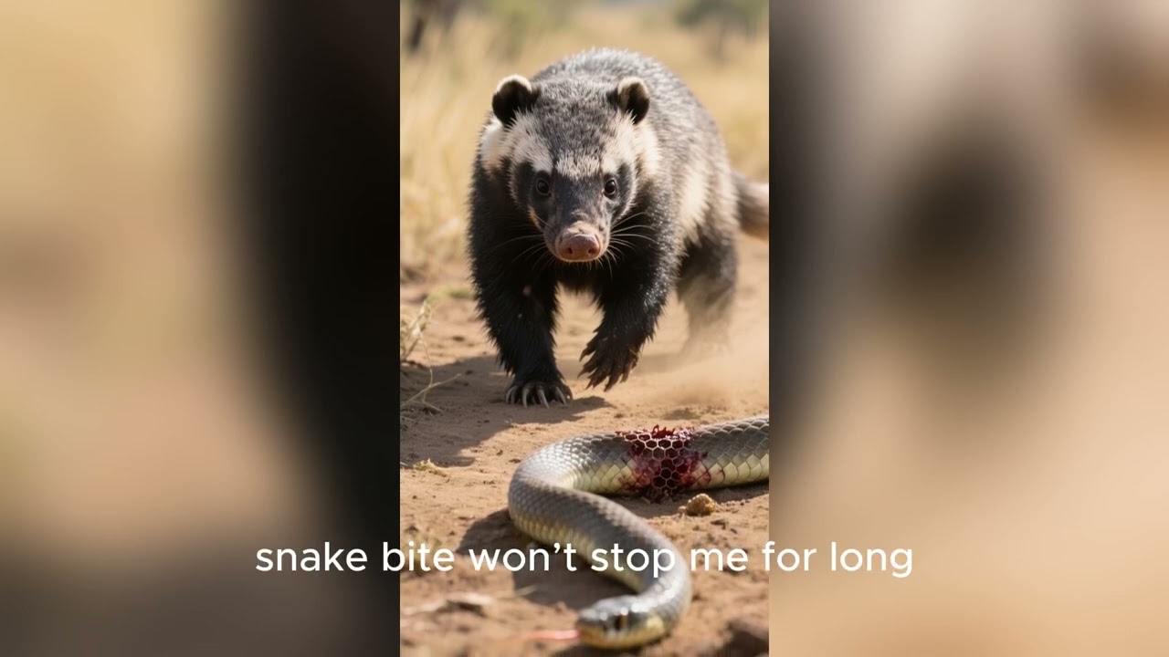 Meet the Unstoppable Honey Badger: The Wildest Survivor in the Animal Kingdom 🦡💥