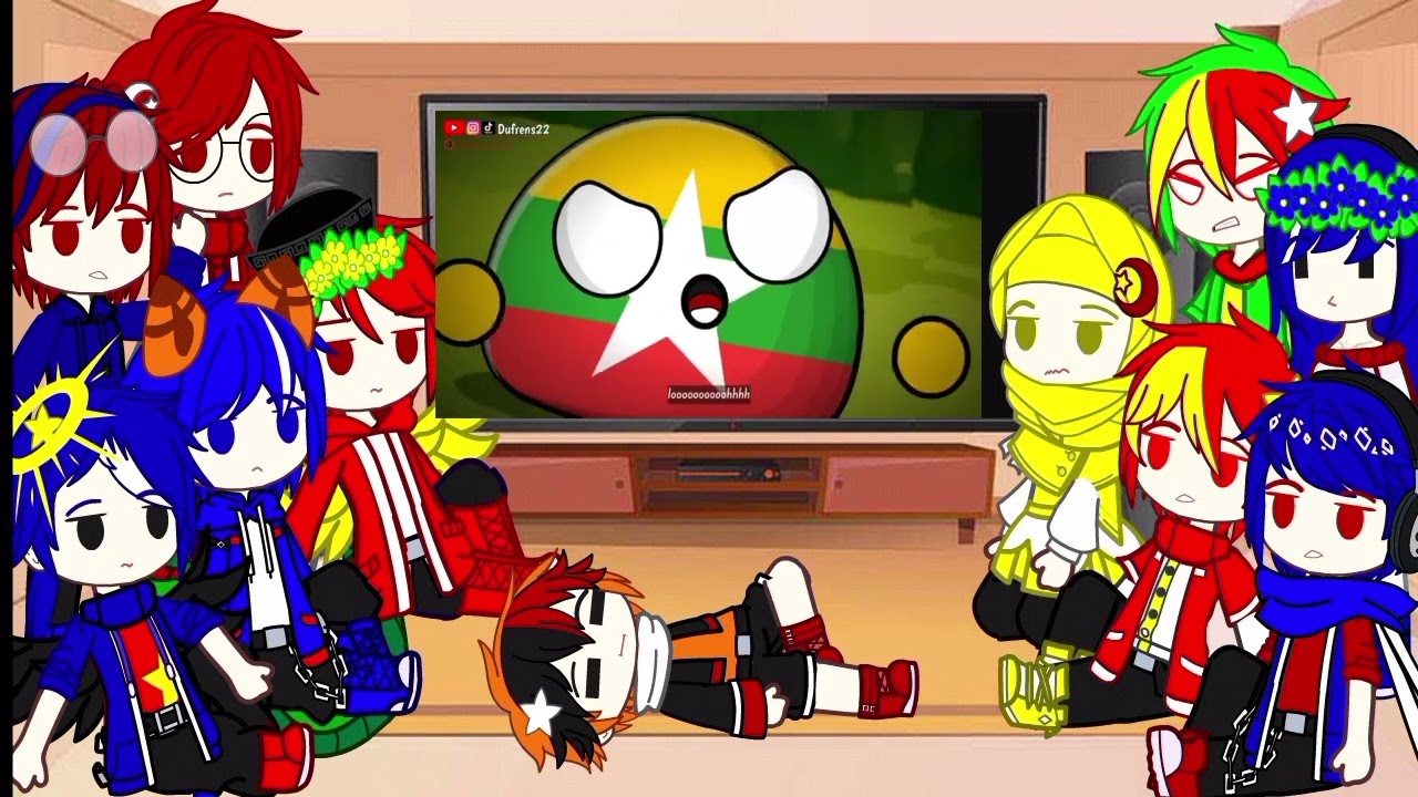 Countryhuman Reaction Part 2 || Ib video:@dufrens22 