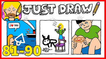 Just Draw Level 81 82 83 84 85 86 87 88 89 90 Solution or Walkthrough
