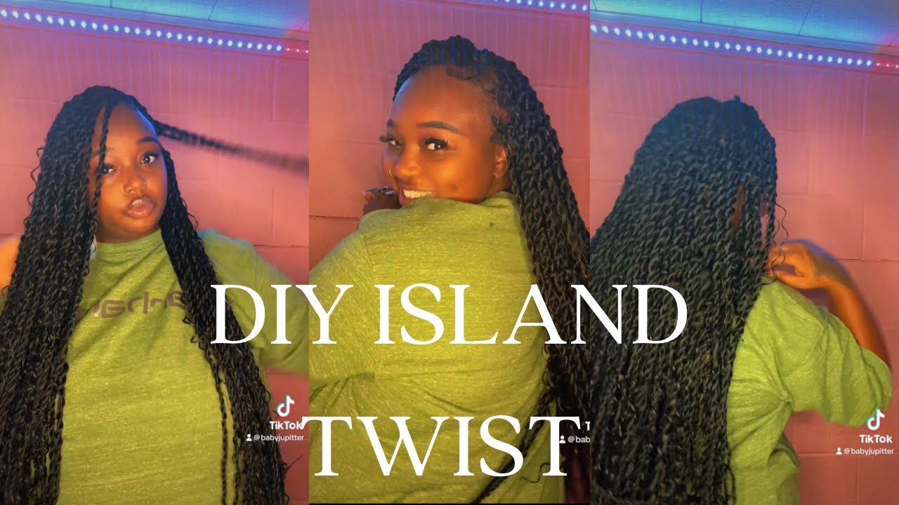 DIY ISLAND BOHO/ SENEGALESE TWIST TUTORIAL - YouTube