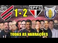 Todas as narrações - Athletico-PR 1 x 2 São Paulo | Campeonato Brasileiro 2021