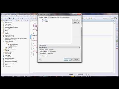 hascode and Equals