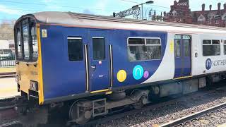 NT 150 134 12:24PM SERVICE FROM PRESTON TO COLNE DEPARTING PLATFORM 4C AT PRESTON.