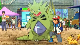 Ash And Pikachu Rescuing Tyranitar [English] |Pokémon The Movie: The Power Of Us|