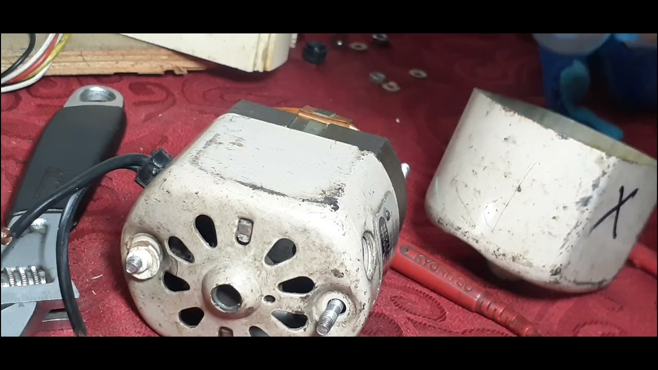 COMO DESARMAR Y REPARAR MOTOR DE MAQUINA DE COSER SINGER FAMILIAR.#
