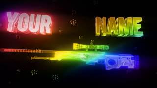EPIC RAINBOW AWP INTRO TEMPLATE - #4