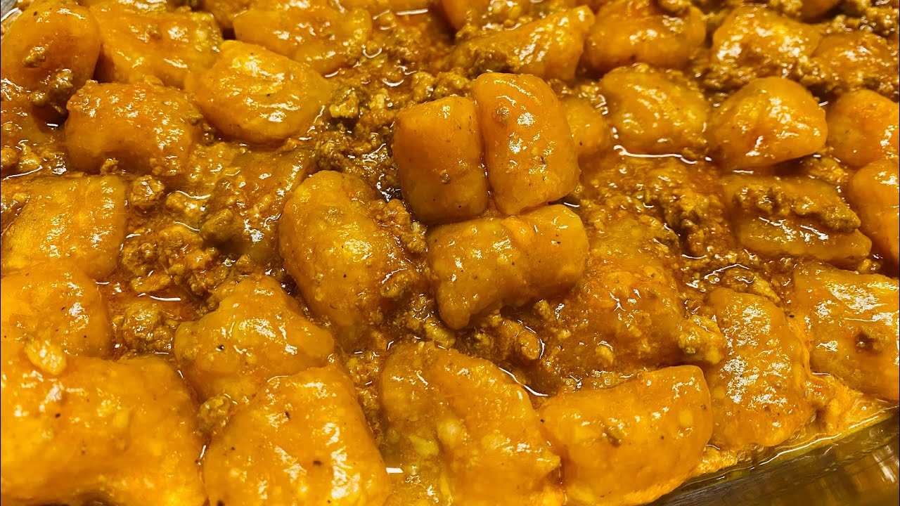 Gnocchi di patate e zucca senza farina,senza glutine.gluten-free