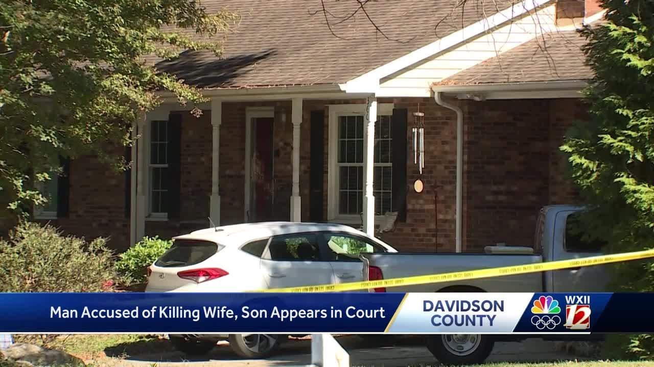 Davidson County man charged with killing wife, son appears in court ...