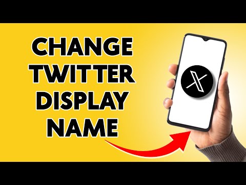 How To Change Twitter Display Name 2024 || Easy Way ||