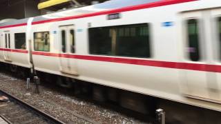 名鉄3100系(3122F LED車)&2200系(2211F 新車) 特急 岐阜行き 通過