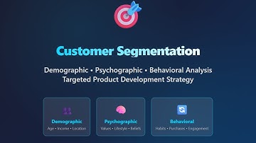 Customer Segmentation: Demographic, Psychographic & Behavioral