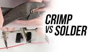 how to know when to crimp vs solder - holley tech